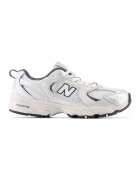 New Balance Спортни обувки с мрежа и еко кожа 530 - Бял/Сребрист