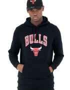 New Era Худи с памук Chicago Bulls - Червен/Бял/Черен