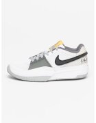 Nike Баскетболни обувки с мрежести зони - Бял/Черен/Tъмносив