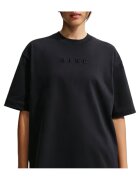 Nike Дамска тениска - W Nsw Nk Luxe Rlx Tee Fa26 - Памук - Черна