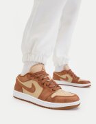 Nike Дамски кецове - естествена кожа - кафяви