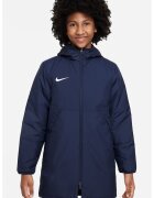 Nike Футболно яке с качулка и лого - Черен/Бял