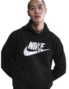 Nike Худи Club с лого - Черен/Бял