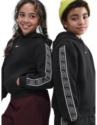 Nike Худи с лого - Бял/Избеляло черно