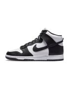 Nike Кожени спортни обувки Dunk Retro с висок профил - Бял/Черен
