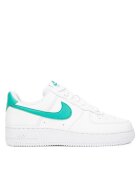 Nike Маратонки модел Aire Force 1 07 NN D - естествена кожа - бял/зелен