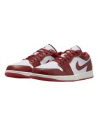 Nike Мъжки маратонки Air Jordan 1 Low Se - естествена кожа - червено/бели