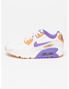 Nike Спортни обувки Air Max 90 с кожа - Бял/Аметист