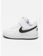 Nike Спортни обувки Court Borough с велкро - Бял/Избеляло черно