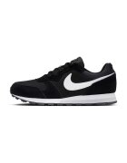 Nike Спортни обувки MD Runner 2 с велур - Мръснобял/Сребрист/Светло бежово