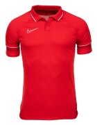 Nike Тениска с яка DF Academy 21 - Полиестер - Червен/Бял - L - Червен/Бял