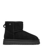 NINE WEST Дамски ботуши - естествена кожа - черни