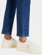 NINE WEST маратонки от екологична кожа с платформа и връзки - бежови