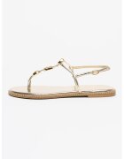 NINE WEST Сандали Derika с метални детайли - Златист