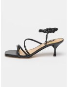 NINE WEST Сандали Hendy с каишка на глезена - Черен