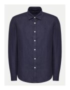 North Sails Мъжка риза - 99858 - Лен - XS INTL - Морско синьо