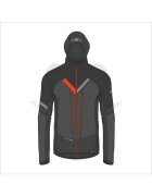 NORTHFINDER Мъжко яке за ски туризъм Polartec Alpha Solisko 2 M ink blue/black - Черен/Сив