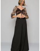 Nympha Clothing Панталони с широка кройка - Черносе