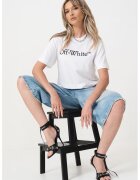 Off-White Памучна тениска с лого