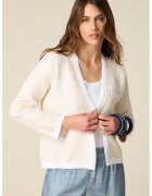 Oltre Жилетка с флорална бродерия - без закопчаване