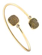OXETTE Гривна с покритие от 18K злато с циркони