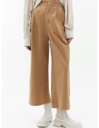 OXXO Панталон с широк крачол - Светлокафяв