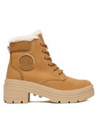 Palladium Дамски боти Dear Brown 254 - естествена кожа - кафяви