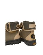 Palladium Дамски боти - от текстил - зелени