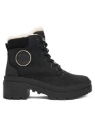 Palladium Дамски боти Pallarise Nbk Wl 995 - естествена кожа - черни