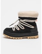 Palladium Велурени ботуши Pallashock Hiver - Мандарина/Мръснобял/Светло бежово