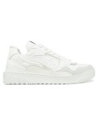 Philipp Plein Мъжки спортни обувки естествена кожа - бели