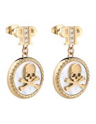 Philipp Plein Висящи обеци с кристали