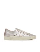 PHILIPPE MODEL Дамски кецове Philippe A009752 - естествена кожа - сребристи