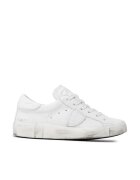PHILIPPE MODEL Дамски кецове Prsx PRLD 1012 - естествена кожа - бели