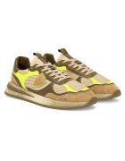 PHILIPPE MODEL Мъжки кецове Fancy Resau Neon_Militaire Jau - многоцветни - текстил