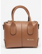 Pierre Cardin Чанта Tote с лого - Кафяв