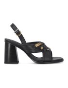 Pinko Кожени сандали Lara с масивен ток