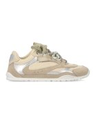 Pinko Спортни обувки Yulia от велур и текстил - Бежов/Светло кафяво/Сребрист