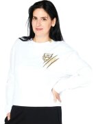 Plein Sport Bluza de trening cu detaliu logo