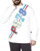 Plein Sport Мъжки суичър с принт - - памук полиестер - oversize кройка