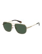 Polaroid Унисекс поляризирани слънчеви очила Aviator - Златист