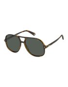 Polaroid Унисекс слънчеви очила Aviator с поляризация - Тъмнокафяв/Светлокафяв/Антрацитно сиво