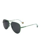 Polaroid Унисекс слънчеви очила Aviator с поляризация - Зелен