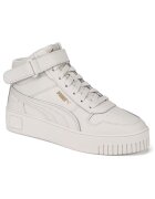 Puma Дамски кецове - естествена кожа - бели - система за закопчаване с велкро