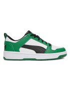 Puma Детски спортни обувки REBOUND LAYUP LO SL JR - зелени - синтетичен материал