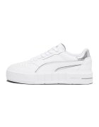 Puma Кожени спортни обувки Cali Court Metallic - Бял/Сребрист