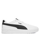 Puma маратонки от еко кожа с връзки - бяло/черно