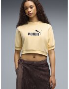 Puma Памучна блуза Elevated - Черен/Крем