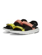 Puma Сандали Evolve с цветен блок и велкро - Черен/Жълт/Розова сьомга