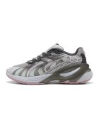 Puma Скосени спортни обувки Inverse с кожа - Тъмносин/Мръснобял